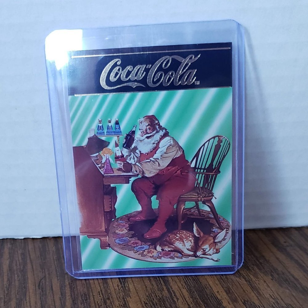 Coca-Cola Series 4 Santa Claus Chase Card S-31 Sleeping Reindeer